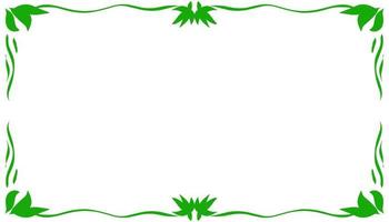 Green color abstract illustration background frame border texture vector