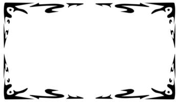 Black frame textured abstract illustration background vector