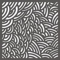 Seamless pattern background illustration of doodles and curls vector