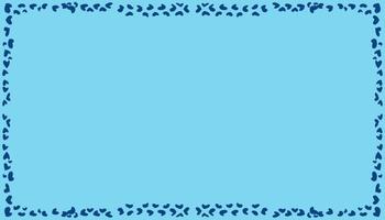 Abstract blue frame border texture illustration background vector