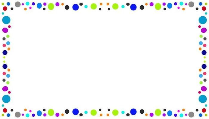 Colorful balls abstract illustration background frame border texture