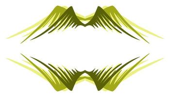 Abstract illustration background with yellow wings pattern and shadow vector