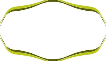 Abstract illustration background with green border vector