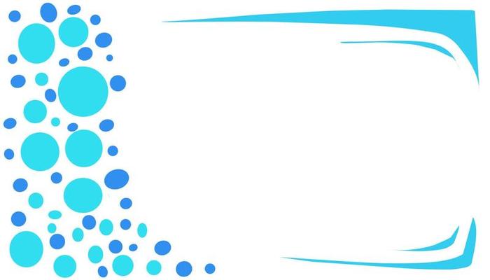 Blue bubble abstract illustration background