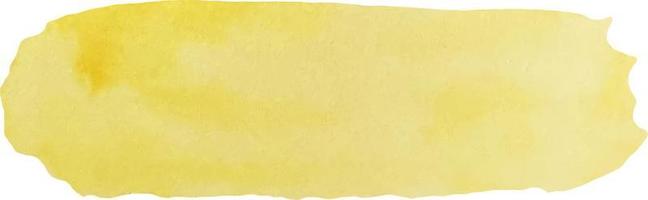 Watercolor abstract yellow background with texture of stain, spray, splash and spot, fashion elements vector