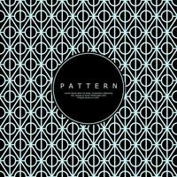 Modern diamond circle line abstract pattern design. Luxury gatsby style pattern. vector