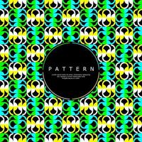 Modern colorful tube line ornate seamless pattern. Fun capsule curve pattern. vector