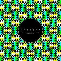 Modern colorful tube line ornate seamless pattern. Fun capsule curve pattern. vector