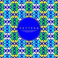 Colorful circle flow abstract seamless pattern. Modern fun round line pattern. vector