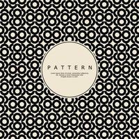 Simple geometric circle abstract pattern design. Modern round point pattern vector. vector