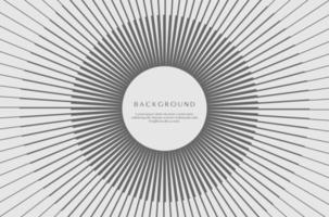 Retro sun spray line circle abstract background. Minimalist dynamic round vector. vector