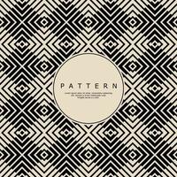 Striped square line abstract pattern. Geometric strip line box pattern design vector