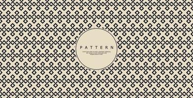 Ornate square line zig zag abstract pattern design. Decorative box line pattern vector