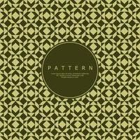 pastilla verde diamante cuadrado línea sin costura modelo. resumen geométrico modelo. vector