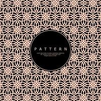 Minimalist flower line seamless pattern. Decorative luxury floral repeat pattern vector