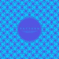 Modern geometric circle flower seamless pattern. Abstract round repeat pattern. vector