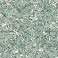 Palm leaves seamless pattern design. Tropical leaves branch  summer pattern design. Tropical floral pattern background. Trendy Brazilian illustration. vector