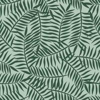 Palm leaves seamless pattern design. Tropical leaves branch  summer pattern design. Tropical floral pattern background. Trendy Brazilian illustration. vector