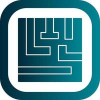 Maze Vector Icon Design
