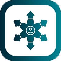 Distribution Vector Icon Design