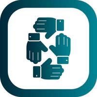 Teamwork Vector Icon Design