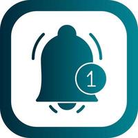 Notification Bell Vector Icon Design