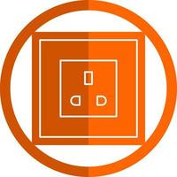 Power Socket Vector Icon Design