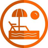 Beach Vector Icon Design