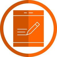 Pen Tablet Vector Icon Design