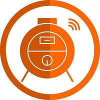 Robot Vacuum Vector Icon Design