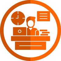 Office TIme Vector Icon Design