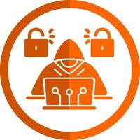 Cyber Attack Vector Icon Design