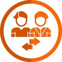 Exchange Vector Icon Design