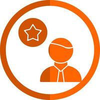 Leader Vector Icon Design