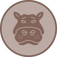 Hippo Vector Icon