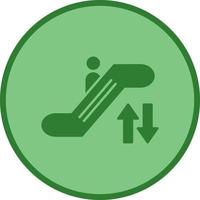 icono de vector de escalera mecánica