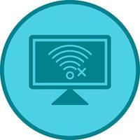 Disconnected Network Vector Icon