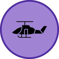 Military Helicopter Vector Icon