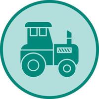 icono de vector de tractor