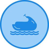 icono de vector de moto acuática