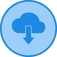 Download from Cloud Vector Icon