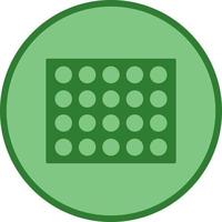 Colored Palette Vector Icon
