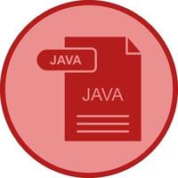 icono de vector de java