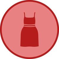 Cocktail Dress Vector Icon