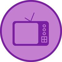 icono de vector de televisor