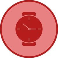 icono de vector de reloj de pulsera