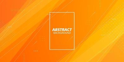 Bright orange abstract background with simple shapes and lines.colorful orange design. popular and modern with shadow 3d concept. Eps10 vector