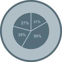 Pie Chart Vector Icon