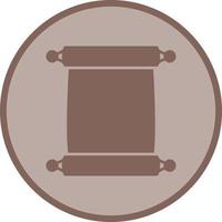 Scroll of Paper Vector Icon