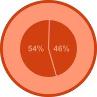 icono de vector de estadísticas de candidatos